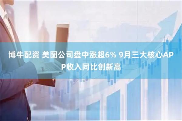 博牛配资 美图公司盘中涨超6% 9月三大核心APP收入同比创新高